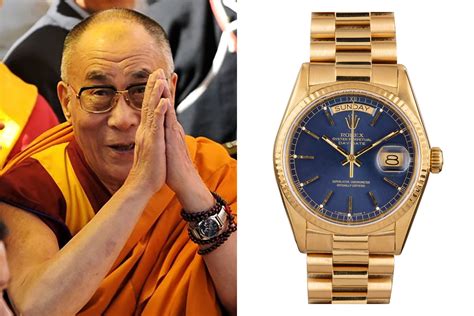 dalai lama con il rolex|dalai lama wrist watch.